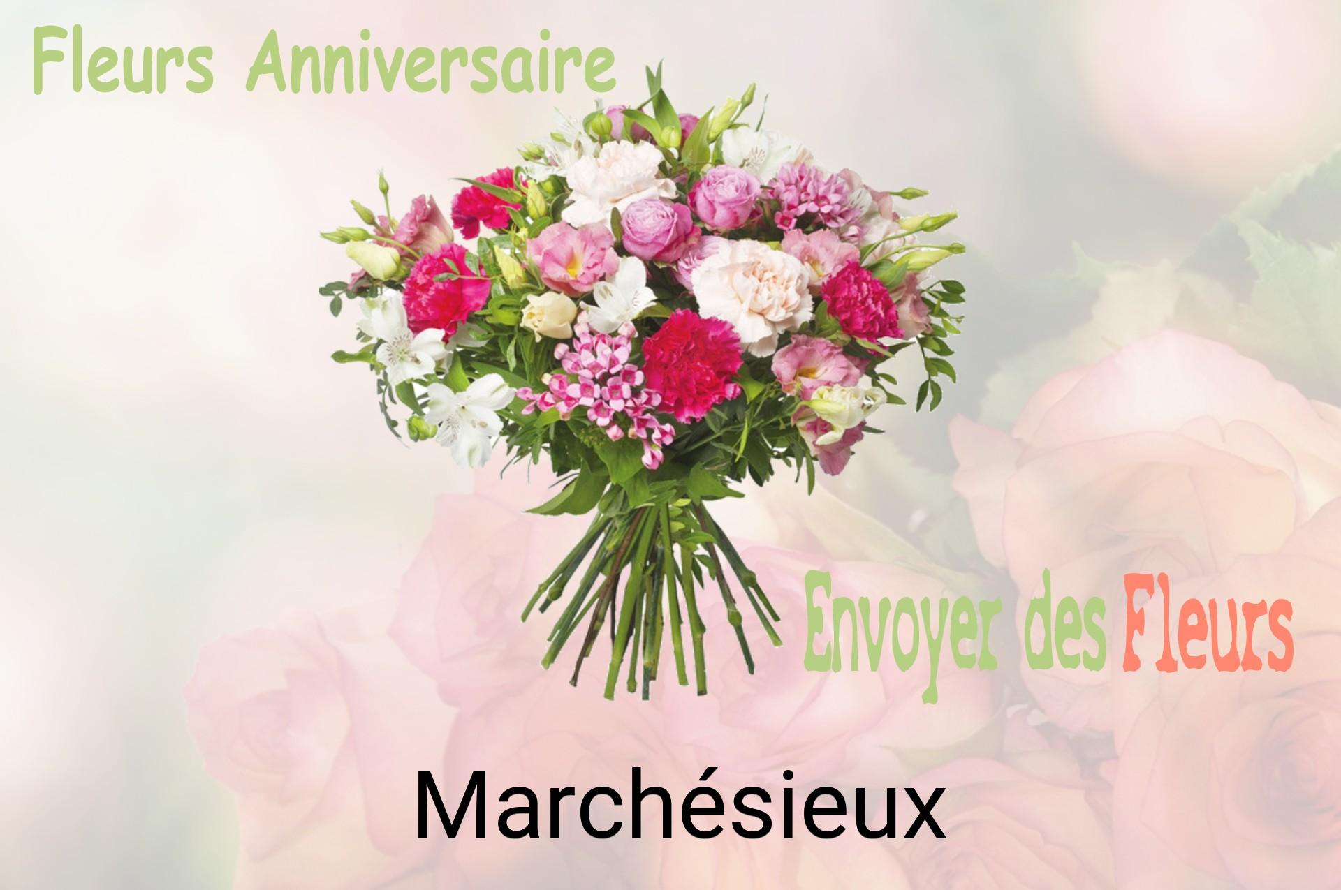 Bouquet de fleurs d’anniversaire livré à Marchésieux